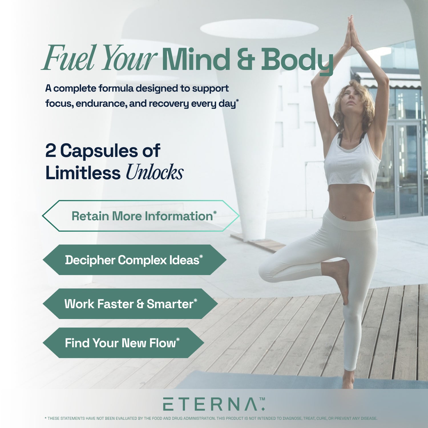 Limitless | Nootropic Brain Supplement for Memory, Focus & Stress Support